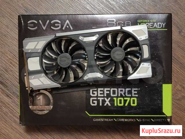 GeForce GTX 1070 8GB evga FTW Gaming ACX 3.0 Кемерово - изображение 1