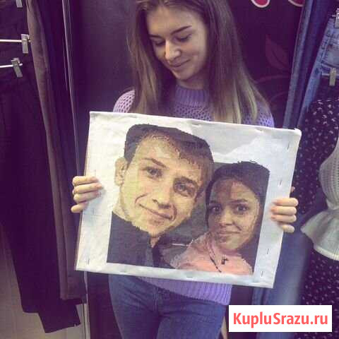 Портрет вышитый крестиком Екатеринбург - изображение 1