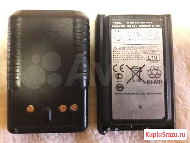 Аккумулятор Vertex FNB-V106 DC 7.2v Новокузнецк - изображение 1