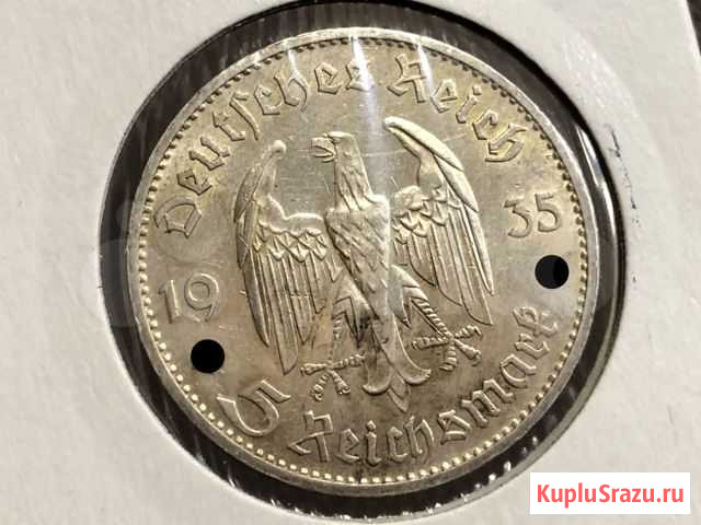 5 Рейхсмарок 1935г. Состояние Краснодар - изображение 1