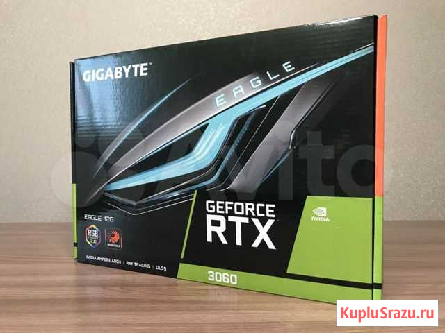 Gigabyte GeForce RTX 3060 eagle (новая) Назарово - изображение 1