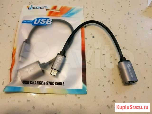 Usb переходник для macbook. Usb type-c на usb type Красноярск - изображение 1