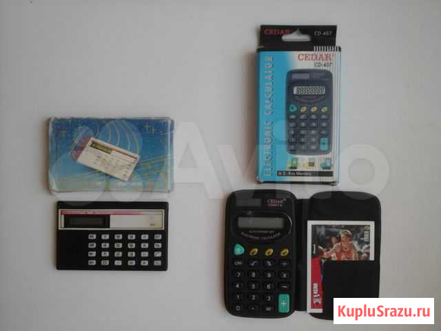 Калькулятор карман.cedar cd407-8 в обложке.не б/у+ Архангельск - изображение 1