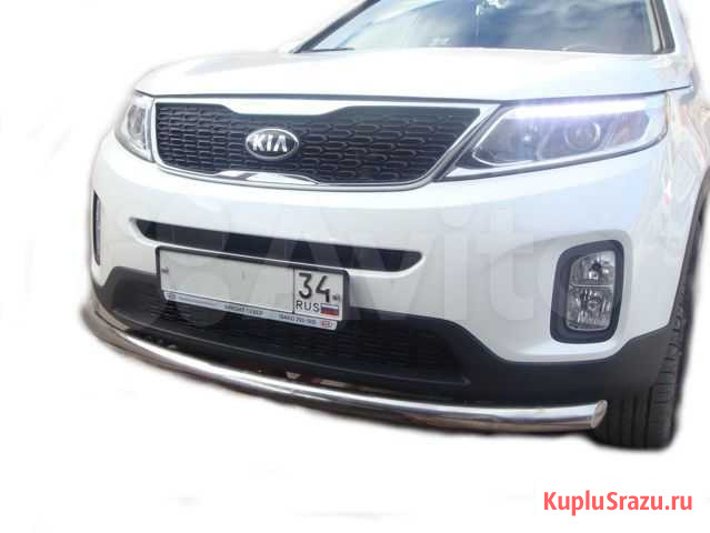 Защита переднего бампера 60 мм KIA Sorento Ахтубинск - изображение 1