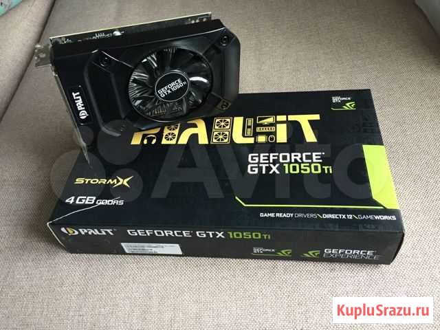 Видеокарта GeForce GTX1050Ti 4GB Омск - изображение 1