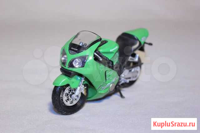 Модель Kawasaki Ninja ZX-12R, 1:18, Welly Чита - изображение 1