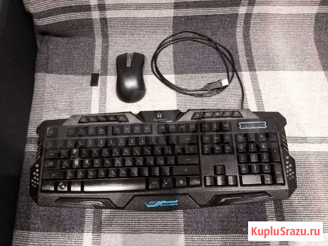 Игровая клавиатура и мышь Сыктывкар - изображение 1