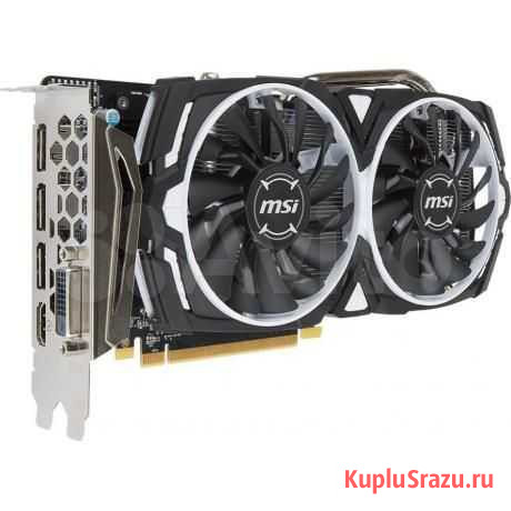 Видеокарта MSI radeon RX 580 OC armor 8 Новосибирск - изображение 1