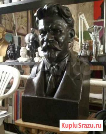 Бюст Калинин, 1932 г., 64 см., гипс Пенза - изображение 1