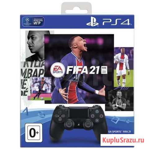 Dualshock 4 v2 + Fifa 21 Новый/ Гарантия Омск - изображение 1