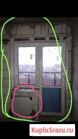 Окно дверь металлопластиковая Краснодар - изображение 1