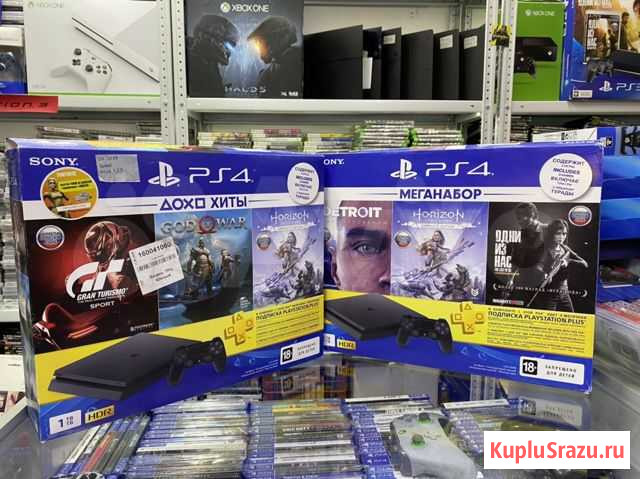 Sony Playstation 4 + игры (магазин Медиасалон) Казань - изображение 1