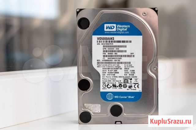 Жёсткий диск SATA-II 500Gb WD Blue (WD5000aaks) Воронеж - изображение 1