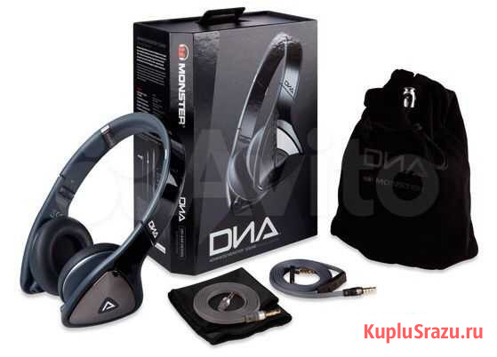 Наушники Monster DNA On-Ear Black(128901-00 ) Феодосия - изображение 1