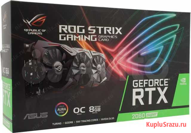 Обмен Asus Rog Strix 2060 Super 8gb Дзержинский - изображение 1