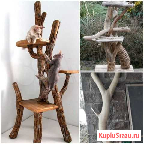 Когтеточка высокая большая заготовка Санкт-Петербург - изображение 1