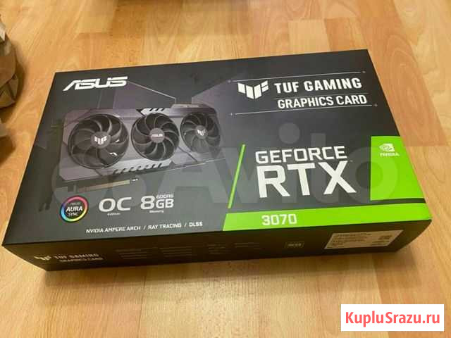 Видеокарта Asus GeForce RTX 3070 TUF Gaming OC Калуга - изображение 1