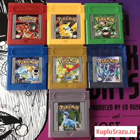 Game Boy Pokemon картриджи Покемоны Санкт-Петербург - изображение 1