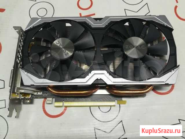 Видеокарта Zotac GeForce GTX 1060 AMP Edition 6GB Барнаул - изображение 1
