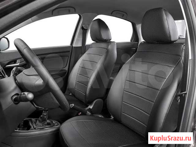 Чехлы Экокожа Строчка Renault Kaptur 2016+ задняя Челябинск - изображение 1