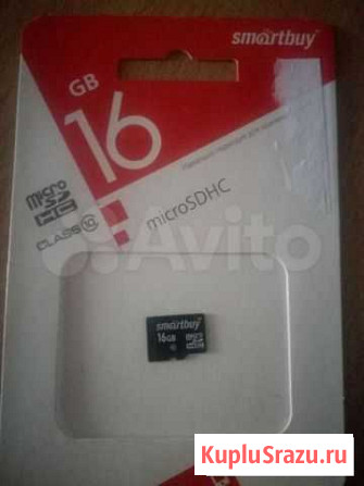 Карта памяти MicroSD16GB Борисоглебск - изображение 1