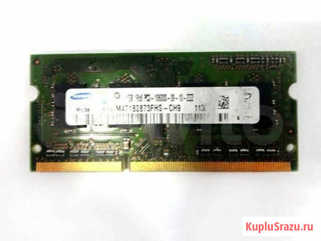 RAM SO-dimm Samsung DDR3 1024/10600/1333 Старый Оскол - изображение 1