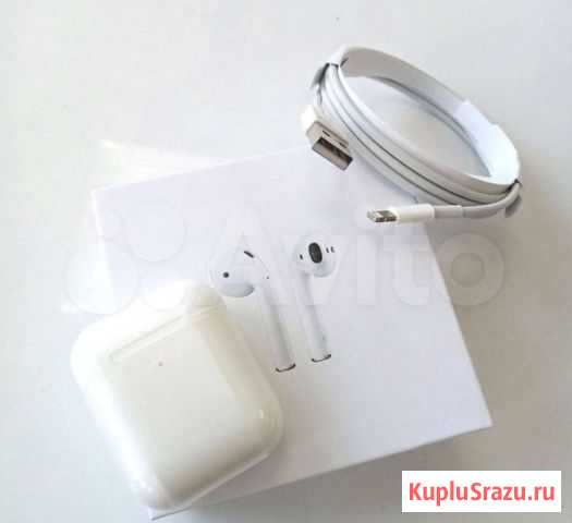 Беспроводные наушники apple airpods 2 оригинал Иваново - изображение 1