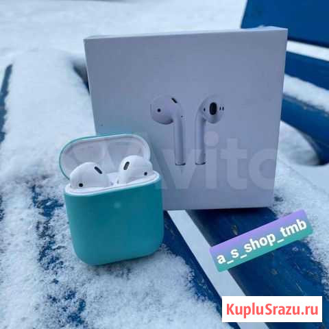 Airpods 2 наушники аирподсы Тамбов - изображение 1