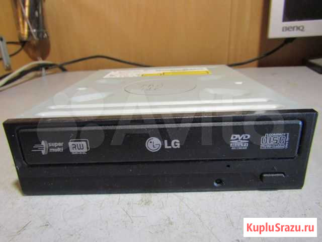 Привод IDE DVD+rw lg gsa-h44n black Уфа - изображение 1