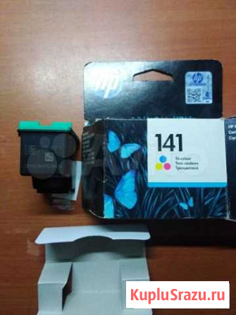Цветной картридж 141 на принтер hp Таганрог - изображение 1
