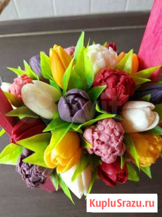 Букет из мыла тюльпаны Обнинск - изображение 1