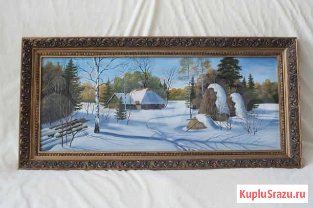 Картина маслом Зима Саратов - изображение 1