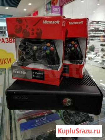Xbox 360 250 Gb + 100 игр+ 2 джоя Хабаровск - изображение 1