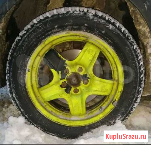 Пара зимних шипованных шин 205/55/16 Мурманск - изображение 1