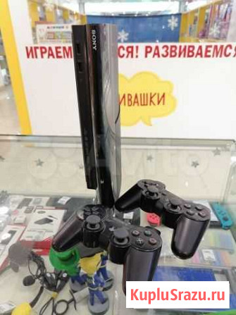 PlayStation 3 ss 320 Gb+2 джоя + 91 игра Хабаровск - изображение 1