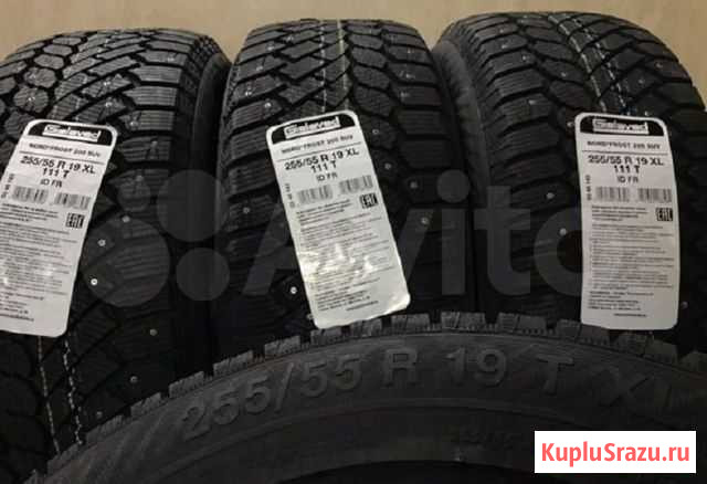 Новые шипованные 255/55 R19 Германия Тверь - изображение 1