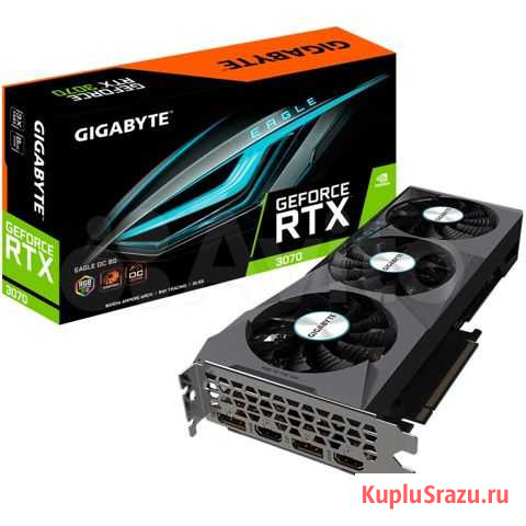 Видеокарта Gigabyte GeForce RTX 3070 eagle OC 8G Сургут - изображение 1