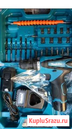Шуруповерт Makita с набором инструментов Майкоп - изображение 1