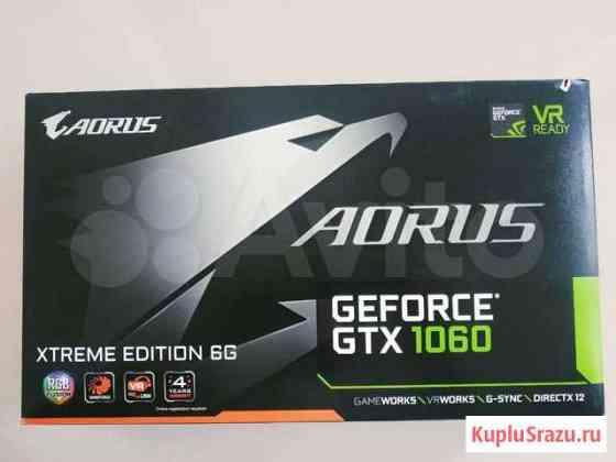 Видеокарта Geforce GTX 1060 6gb aorus xtreme Хасавюрт