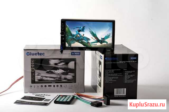 Корейская магнитола Bluetec с Bluetooth Бийск - изображение 1