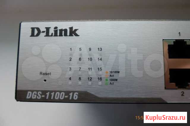 Коммутатор DGS-1100-16. Гарантия. Гигабит Пермь - изображение 1