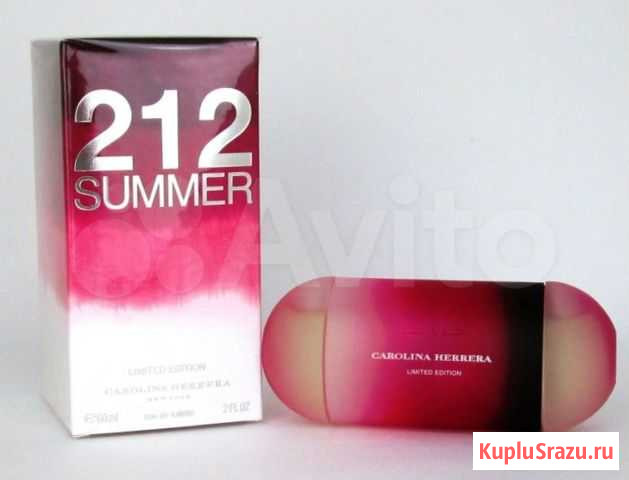 212 Summer Carolina Herrera для женщин Хабаровск - изображение 1