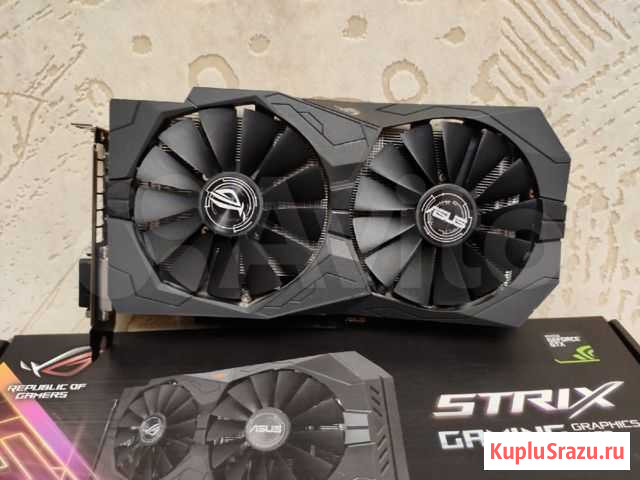 Видеокарта Asus GTX 1050Ti 4Gb Strix Gaming Пермь - изображение 1