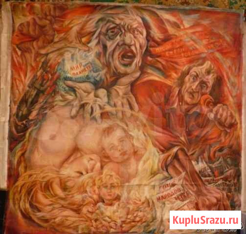 Картина Андриенко А. А. Голос народов 1982г Москва - изображение 1