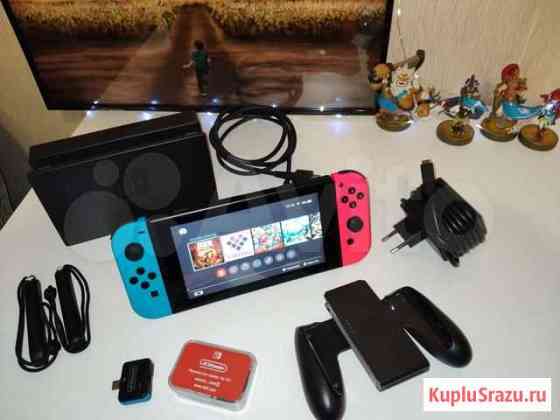 Nintendo switch Red/Blue прошитая Atmosphere Москва