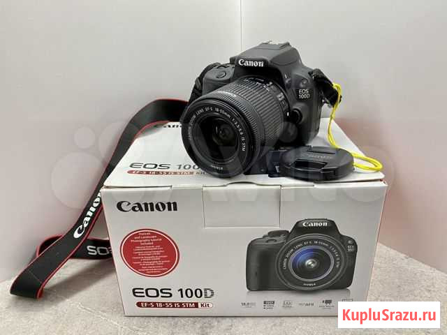 Зеркальный фотоаппарат Canon eos 100d Москва - изображение 1