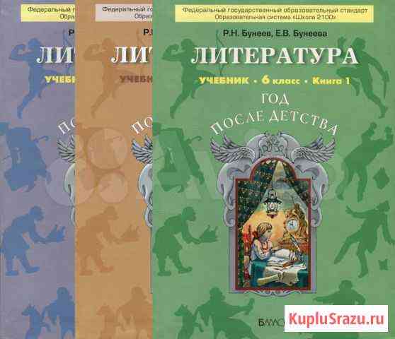 Литература 6 класс Бунеев в 3-х частях Омск