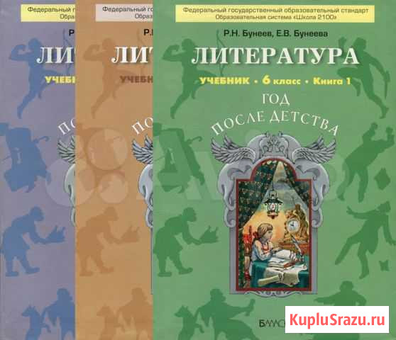 Литература 6 класс Бунеев в 3-х частях Омск - изображение 1