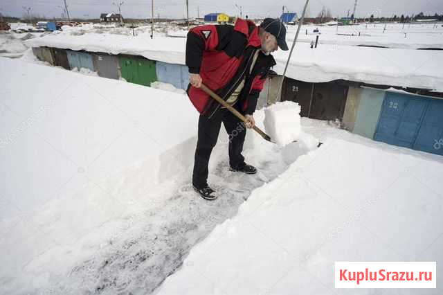 Очистка гаражных крыш от снега Мурманск - изображение 1