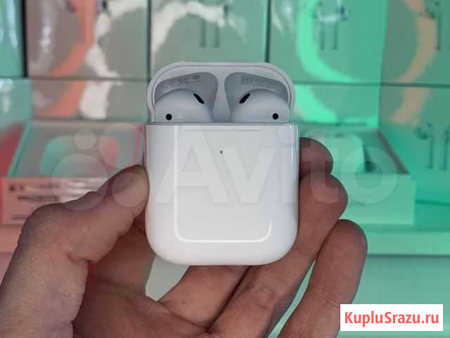 AirPods 2 (1:1) / с гарантией Пермь - изображение 1